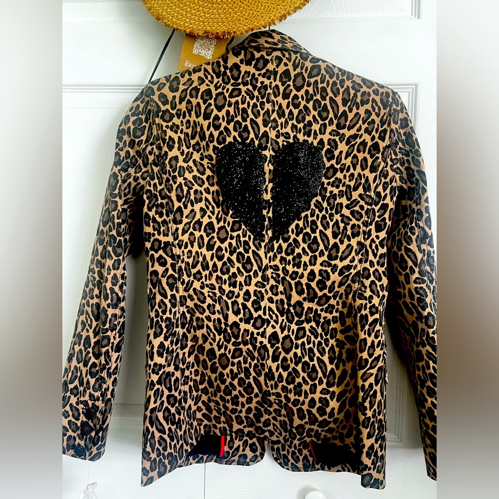 NEW W/ TAGS LEOPARD 🐆 PRINT JACKET SZ XS!